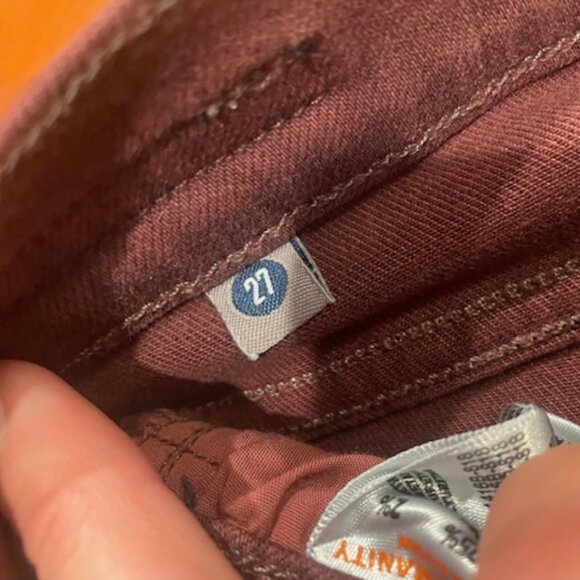 Citizens Of Humanity Slick Skinny Jeans Rocket High Rise Red - Women’s size 27 - Picture 6 of 7